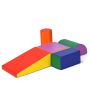Set of 5 building blocks, assorted colors
