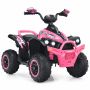 Electric children's quad bike 60x94x73cm., pink/black