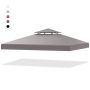 Gazebo roof 300x300cm., gray