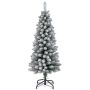 Artificial fir tree 39x120cm., green/white