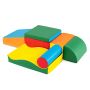 Set of 7 building blocks, assorted colors