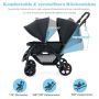 Trolley 123x57x110cm., black