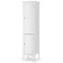 Bathroom cabinet 37x37x160cm., white