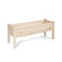 Raised bed 120x43.5x51cm., light brown