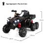 Children's electric car 129x69x72cm., black