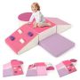 Set of 6 building blocks, assorted colors