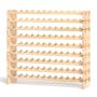 Wine rack 120x29x106cm., light brown