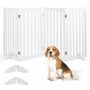 Dog fence 200x1.5x89cm., white