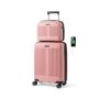 2-piece luggage set, blue