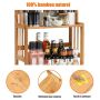 Spice rack 41.5x18x50cm., light brown