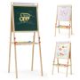 Double-sided drawing board 54x55x146cm., various colors