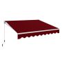 Awning 295x250x150cm., red color