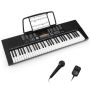 Digital piano 83x28x8cm., black/white
