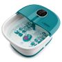 Foot bath 33.5x41x20.5cm., white/mint color