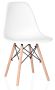 Set of 4 Scandinavian style chairs CF-1, white