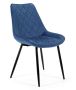 Set of 4 chairs SJ.0488, dark blue