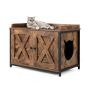 Cat litter box 80x50x58cm, brown