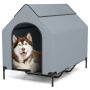 Dog tent 84x132x114cm., gray/black