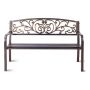 Garden bench 127x59x82cm., brown