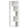 Freestanding shelf 60x25x160cm., white