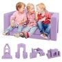 Modular children's sofa, purple