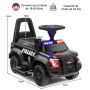 Children's electric car 62x44x43cm., black