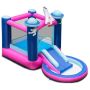 Inflatable trampoline 207x393x270cm., various colors