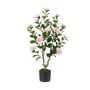Artificial camellia tree 13x90cm., various colors