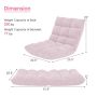 Floor armchair 64x57x57cm., pink
