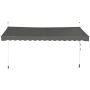 Awning 175x395x300cm., dark gray