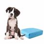 Disposable dog blankets 60x90cm, white/blue