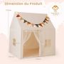 Play tent 123x107x137cm., beige