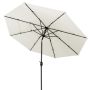 Outdoor umbrella 306x306x252cm., beige/black