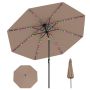 Outdoor umbrella 300x246cm., brown/black