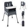 Baby high chair 58x57x96cm., dark gray