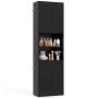Kitchen cabinet 56x30x190cm., black