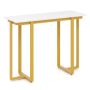 Console 107x40x79.5cm., white/gold color