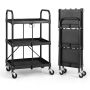 Tool trolley 61x44x96cm., black