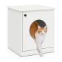 Cat litter box 51x47x57cm., white