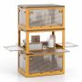 Kitchen cabinet 66.5x46.5x111.5cm., brown