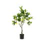 Artificial lemon tree 12x80cm., various colors