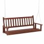 Garden swing 168x65x63cm., brown