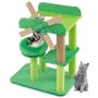 Scratching post 50x34x60cm., green