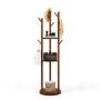 Clothes rack 42x167cm., brown