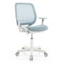 Children's office chair 57x57x92cm., gray/blue
