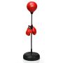 Punching bag 43x154cm., black/red