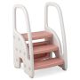 Children's ladder 43x42x70cm., white/pink