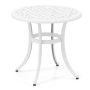 Outdoor table 60x53cm., white