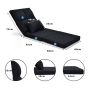 Floor armchair 176x61x15cm., black