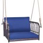 Garden swing 78x62x38cm., blue/black
